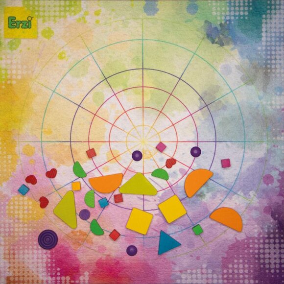 NWT Erzi Wooden Toys Rainbow Mandalay - Picture 3 of 4